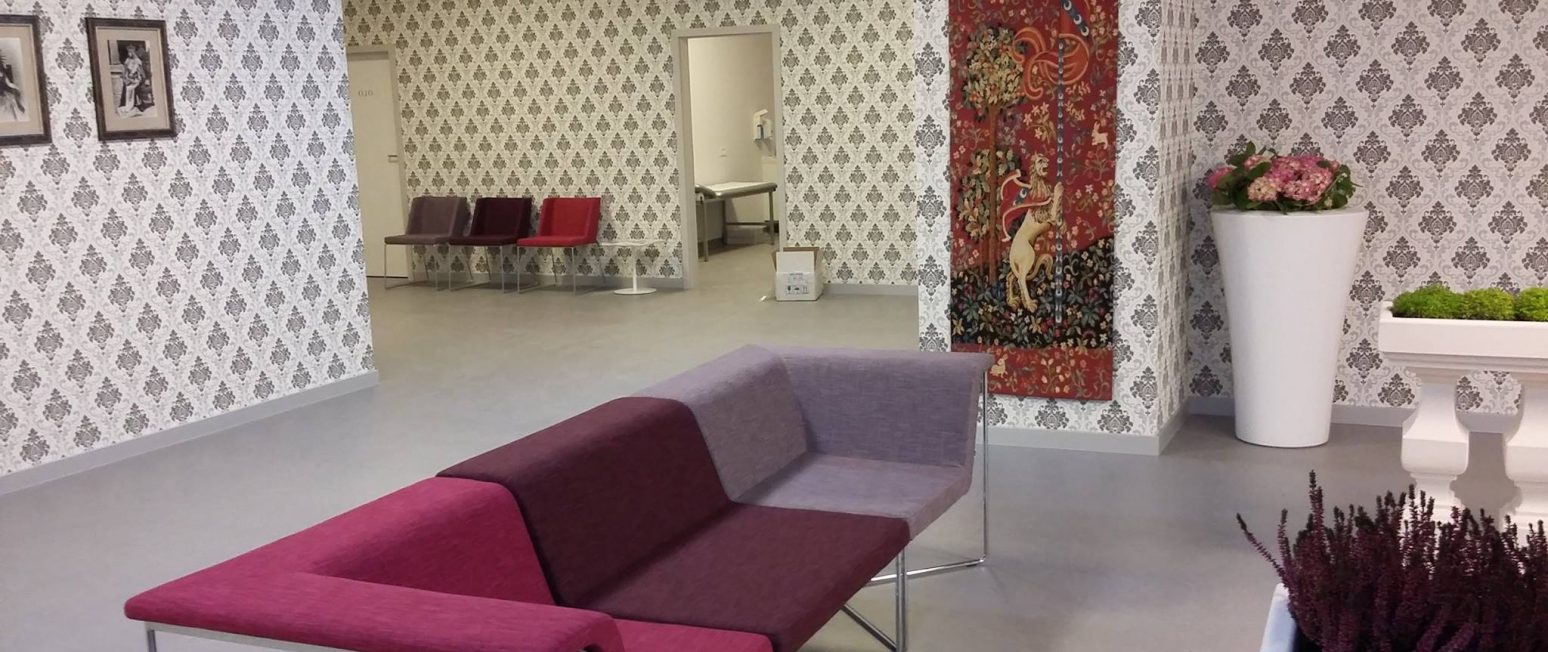 Proiect amenajari interioare clinica medicala Regina Maria Timisoara realizat de Eclectarte