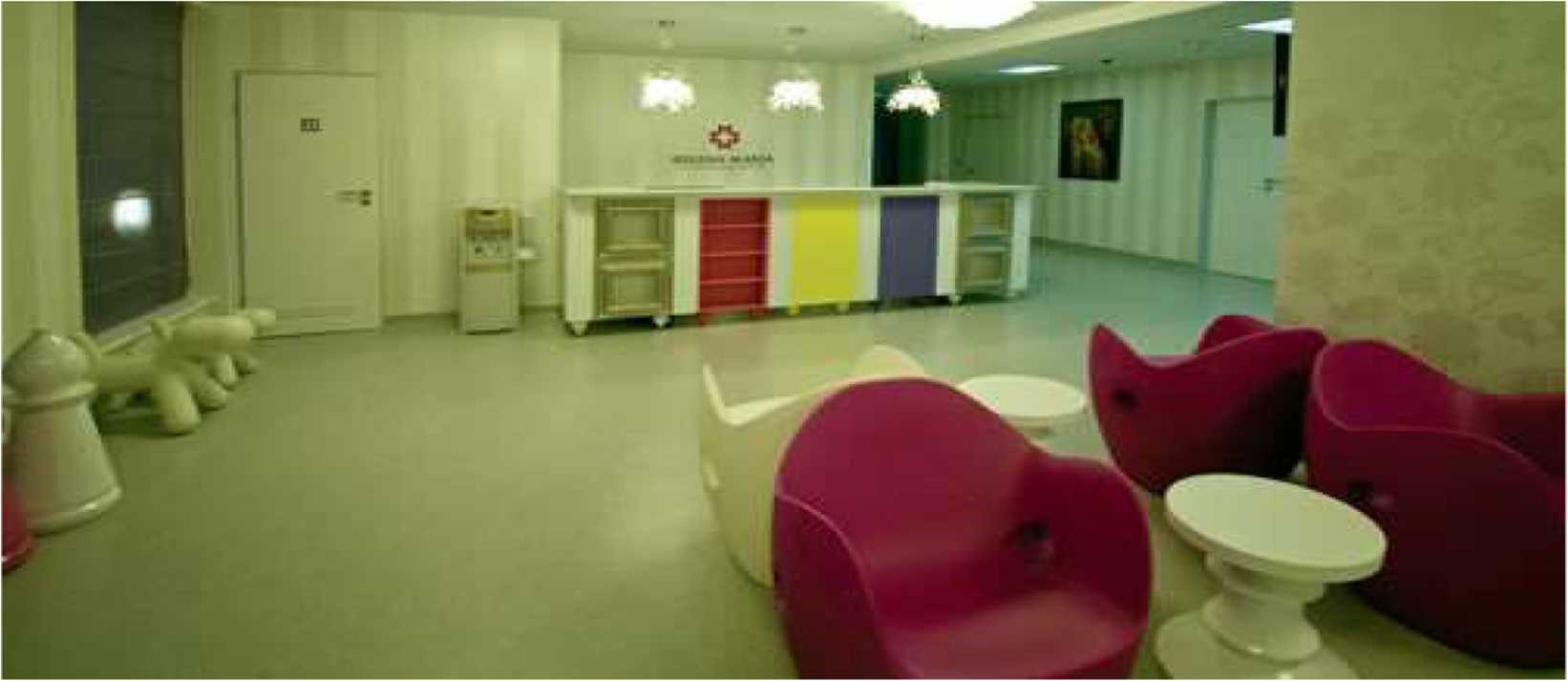 Proiect amenajari interioare si design interior Eclectarte - Clinica Regina Maria